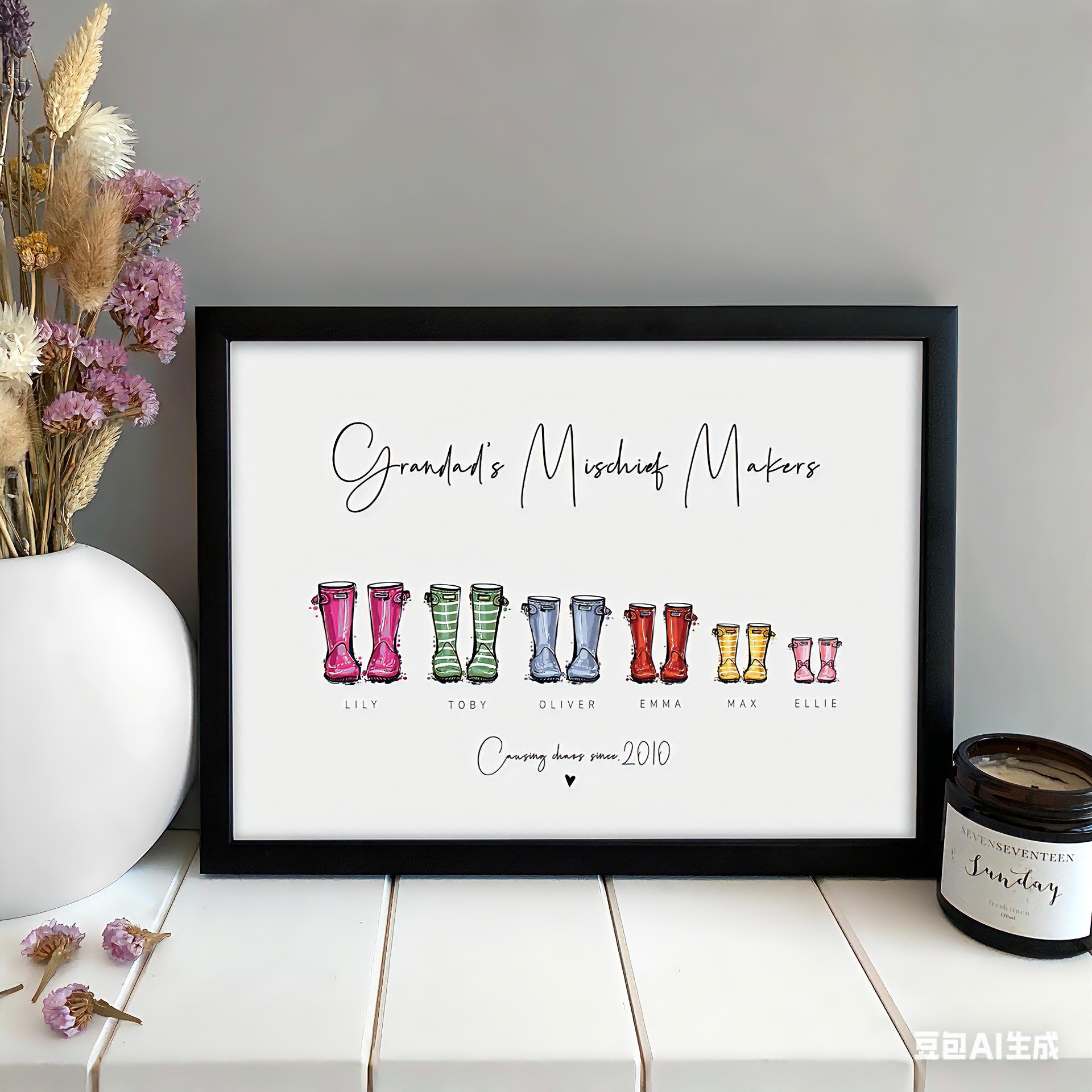 Personalised Family Wellie Pos - مراجعة Waterproof Spray Shoe وسعره