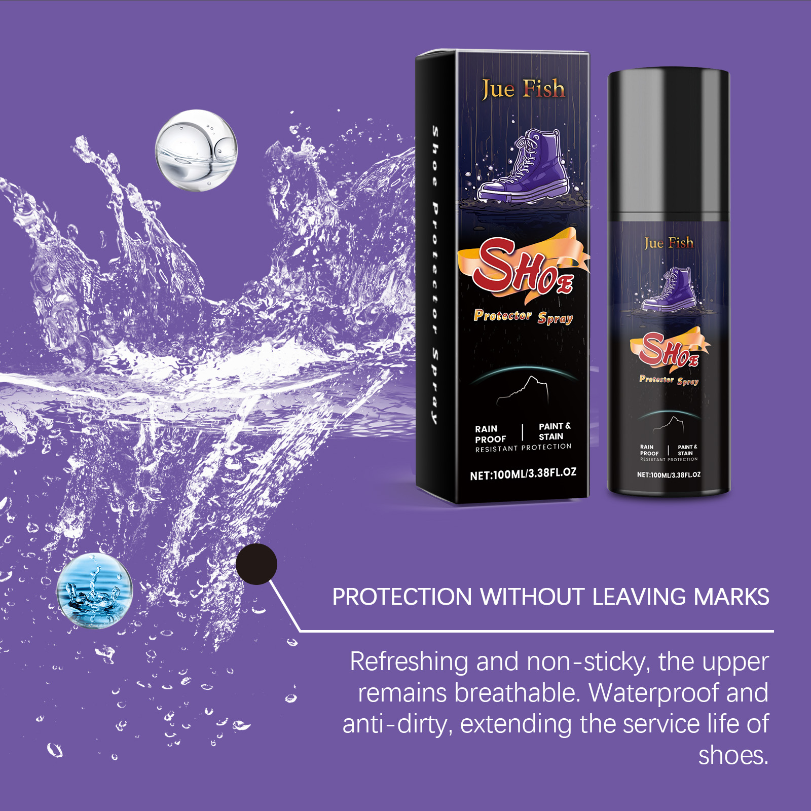 100ML Shoe Protector Spray Cle - مراجعة Waterproof Spray Shoe وسعره
