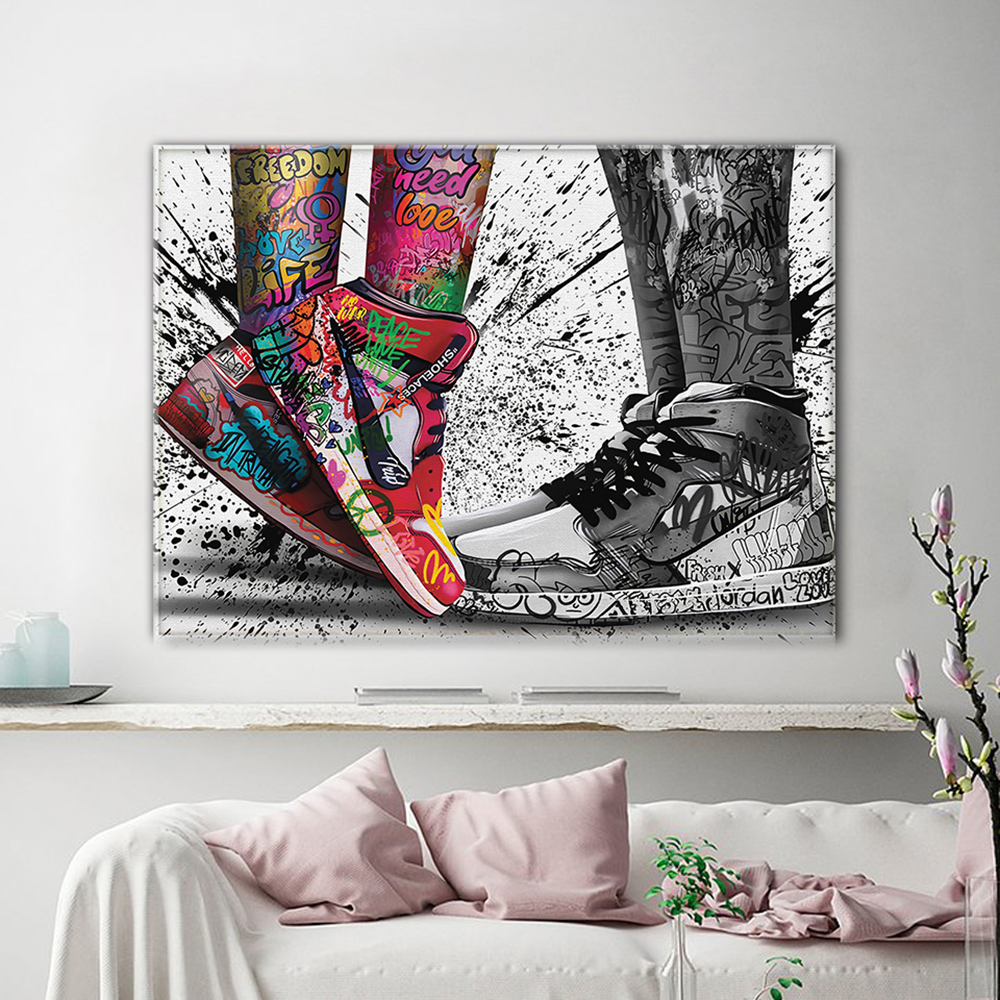 Fashion Graffiti Artwork Sneak - مراجعة Waterproof Spray Shoe وسعره