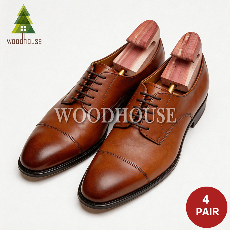 4-PACK Men's and Women's Singl - مراجعة Shoe Tree Cedar وسعره