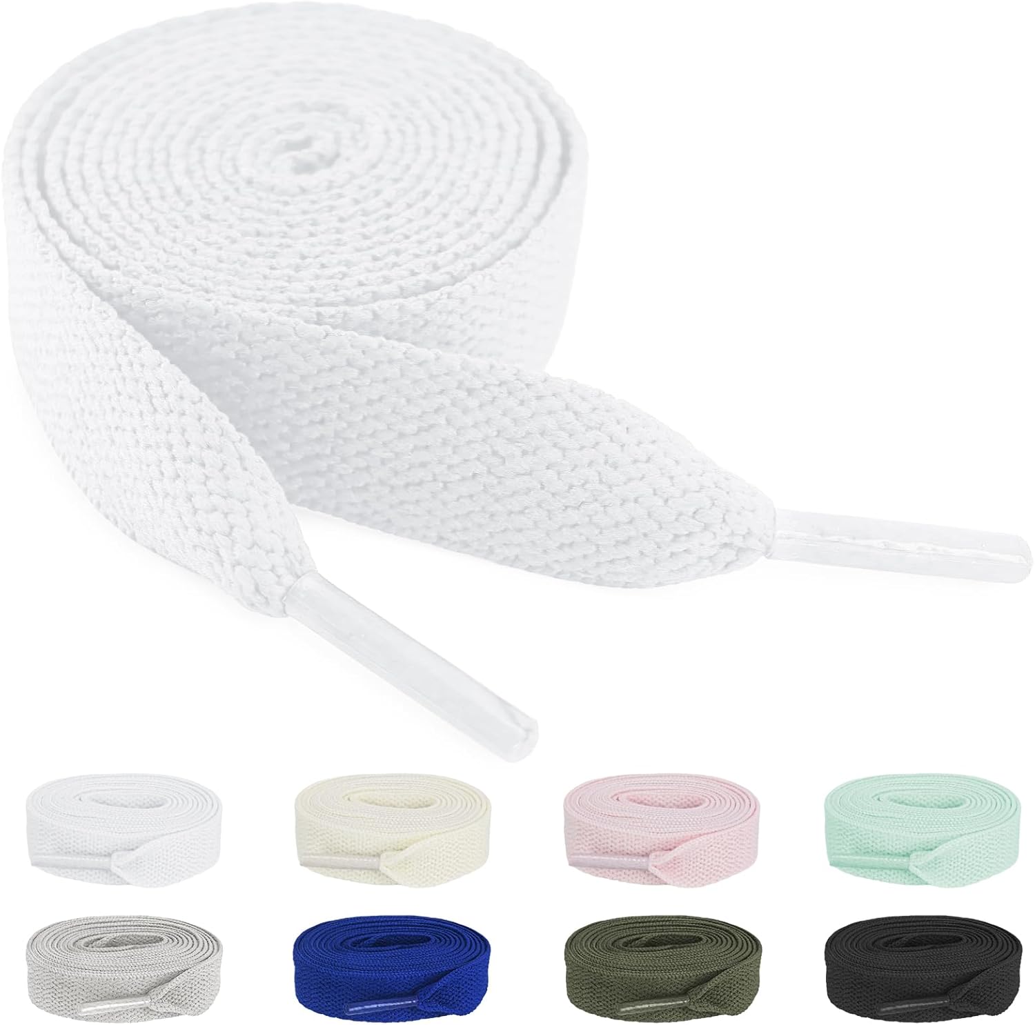 15mm Wide Flat Non-Stretch Sho - مراجعة Lace Replacement Flat وسعره