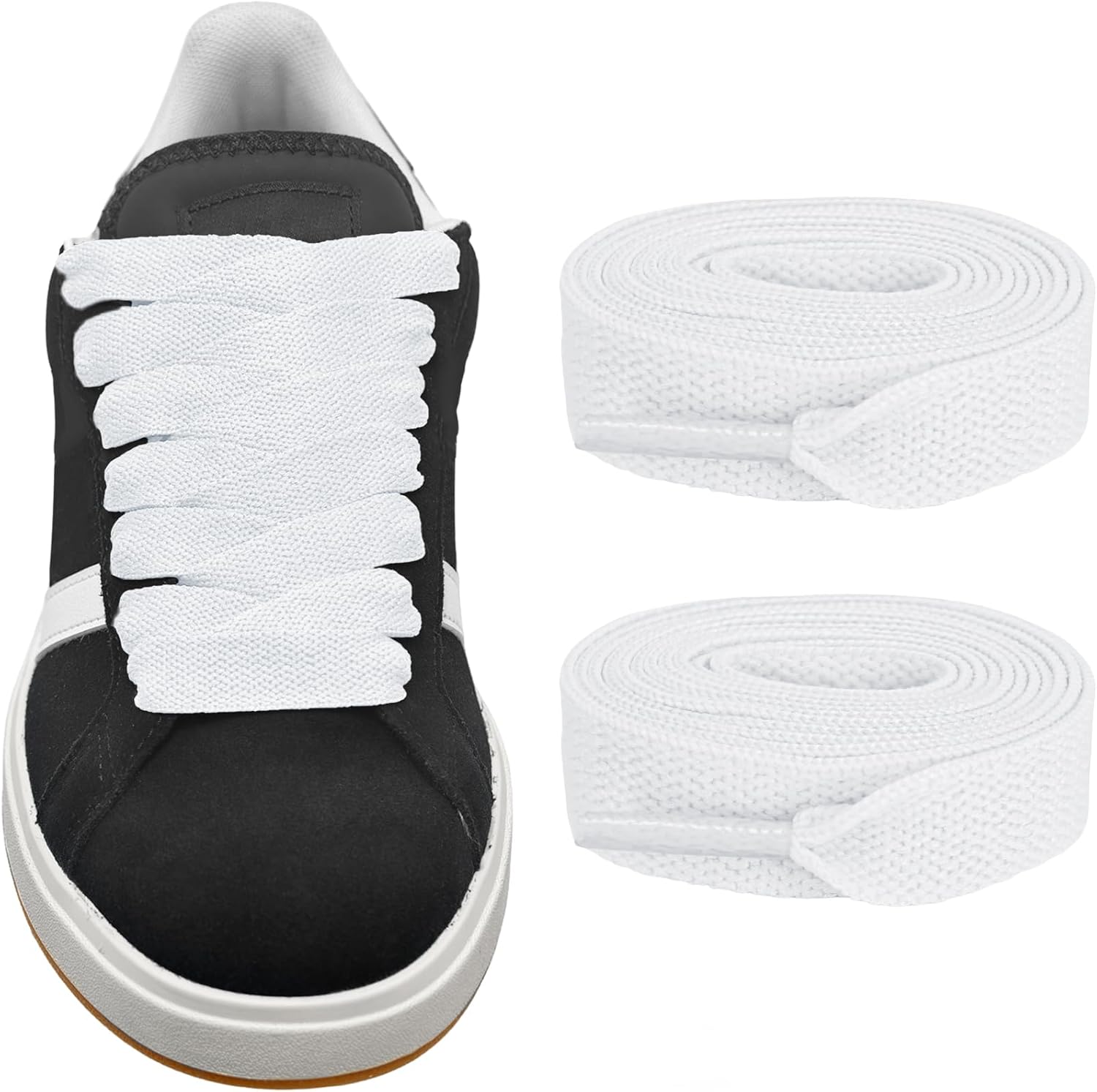 15mm Wide Flat Non-Stretch Sho - مراجعة Lace Replacement Flat وسعره