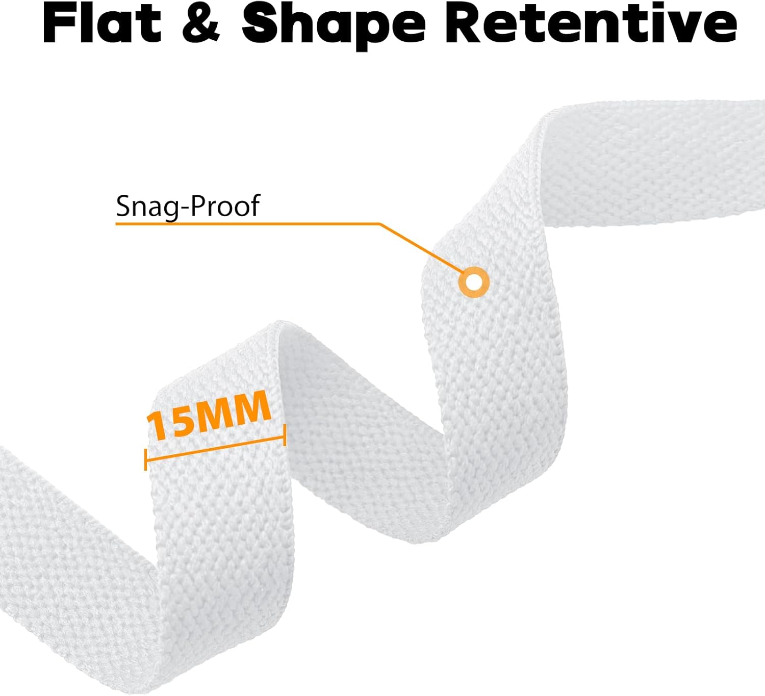 15mm Wide Flat Non-Stretch Sho - مراجعة Lace Replacement Flat وسعره