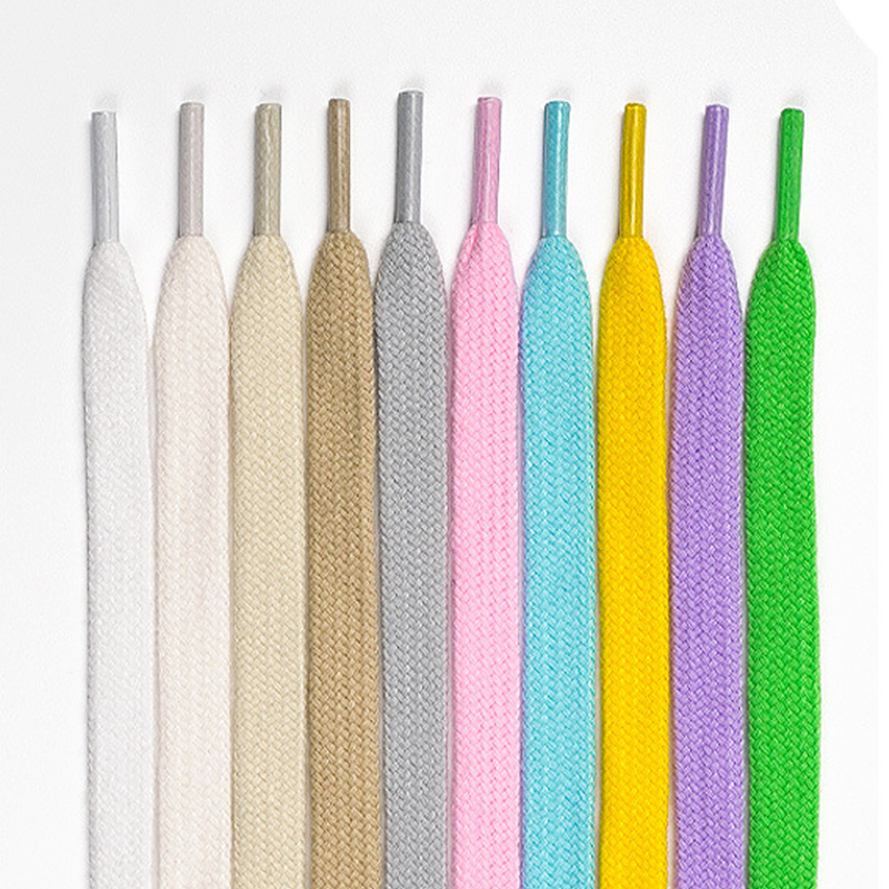 Flat Cotton Shoelaces, Double- - مراجعة Lace Replacement Flat وسعره