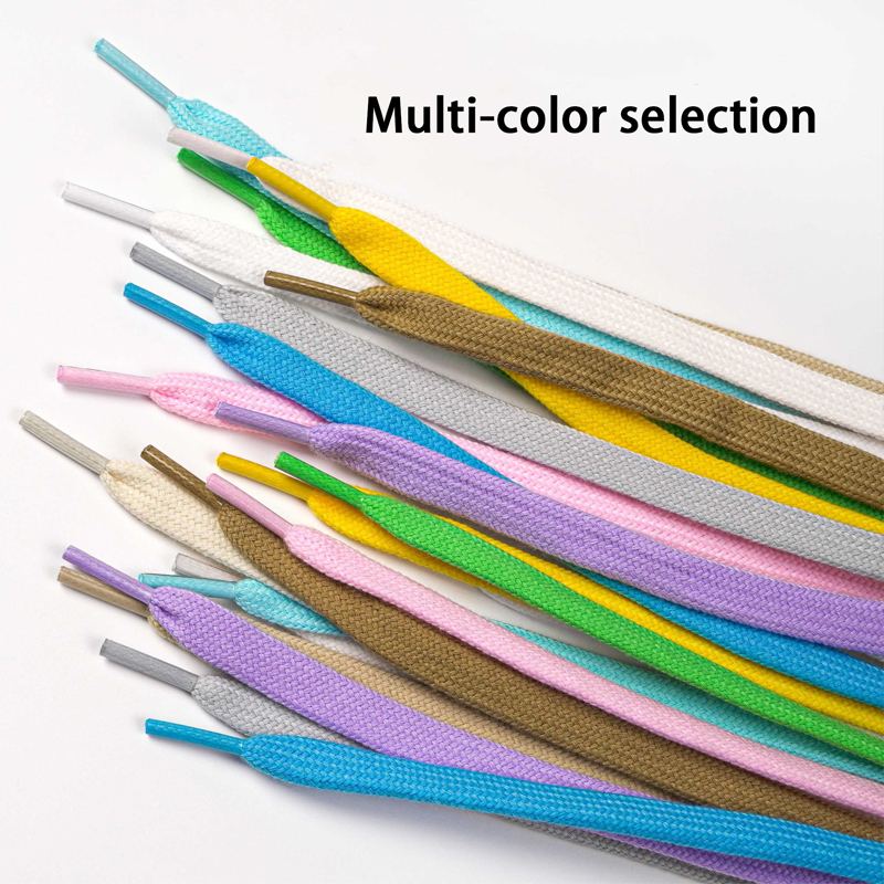Flat Cotton Shoelaces, Double- - مراجعة Lace Replacement Flat وسعره
