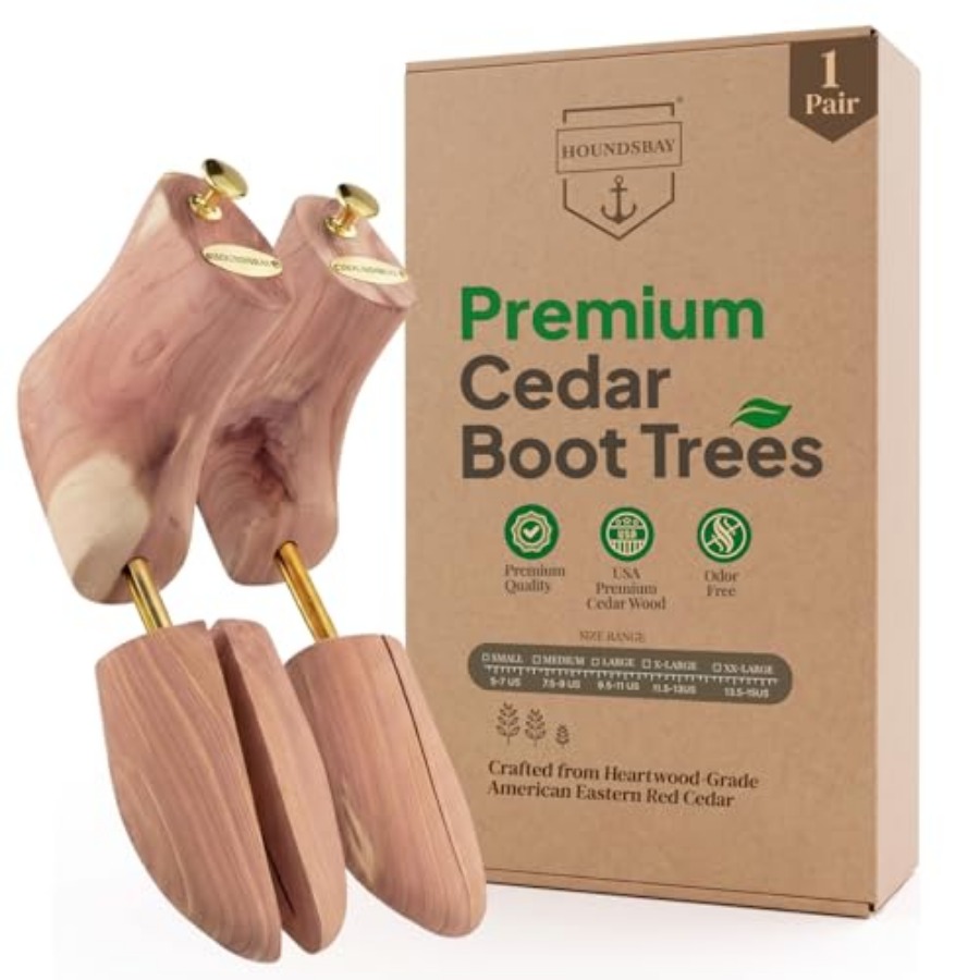 HOUNDSBAY Boot Trees, Cedar Bo - مراجعة Shoe Tree Cedar وسعره