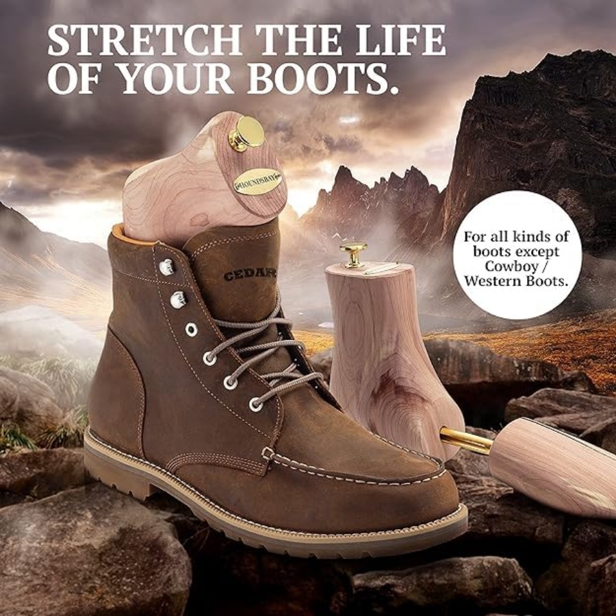 HOUNDSBAY Boot Trees, Cedar Bo - مراجعة Shoe Tree Cedar وسعره