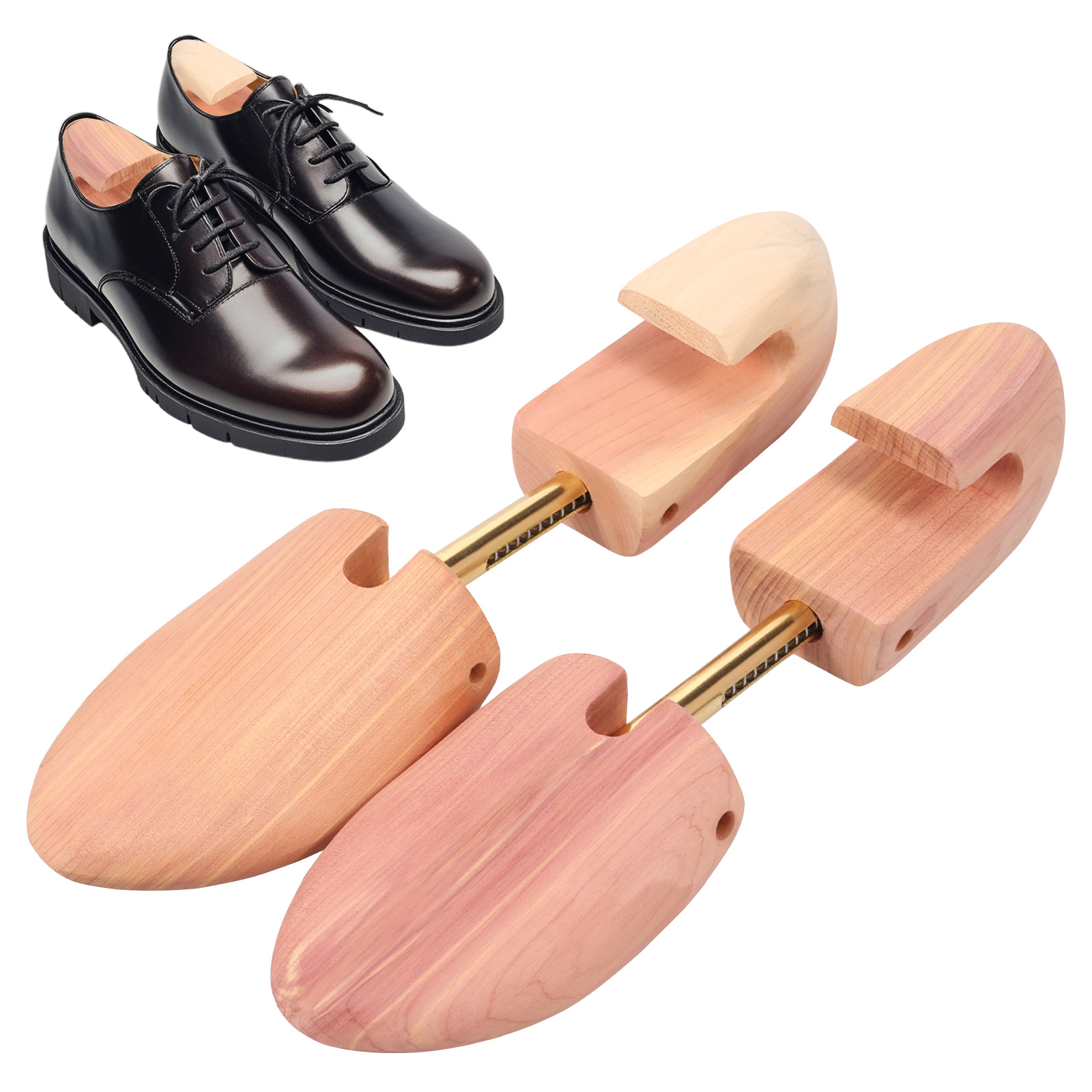 2Pcs Cedar Shoe Trees for Men  - مراجعة Shoe Tree Cedar وسعره