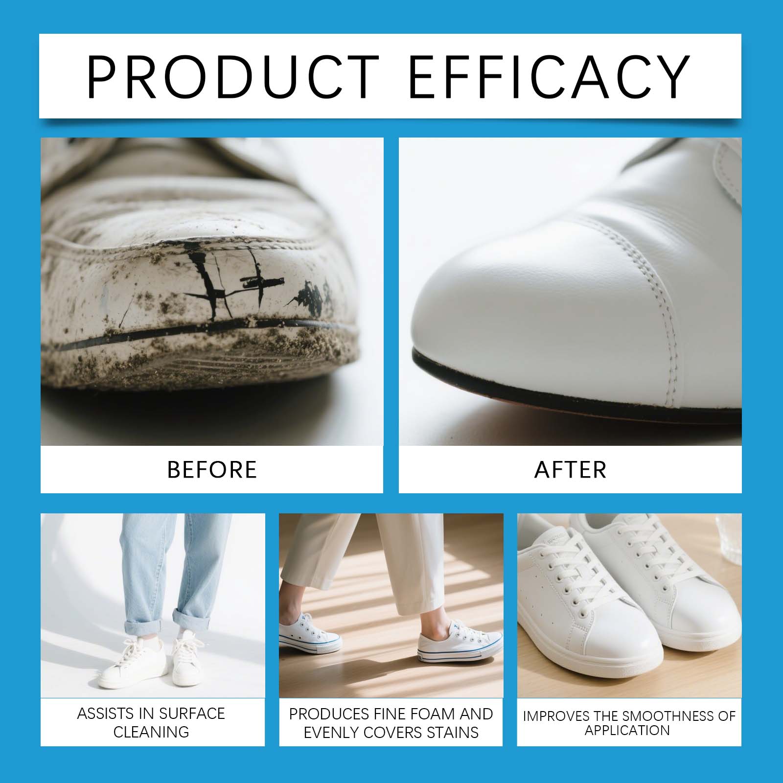 White Shoe Cleaner Cream Sneak - مراجعة Shoe Polish Cream وسعره