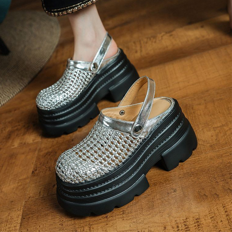 Women Flats Platform Sandals M - مراجعة Sneaker Care Set وسعره