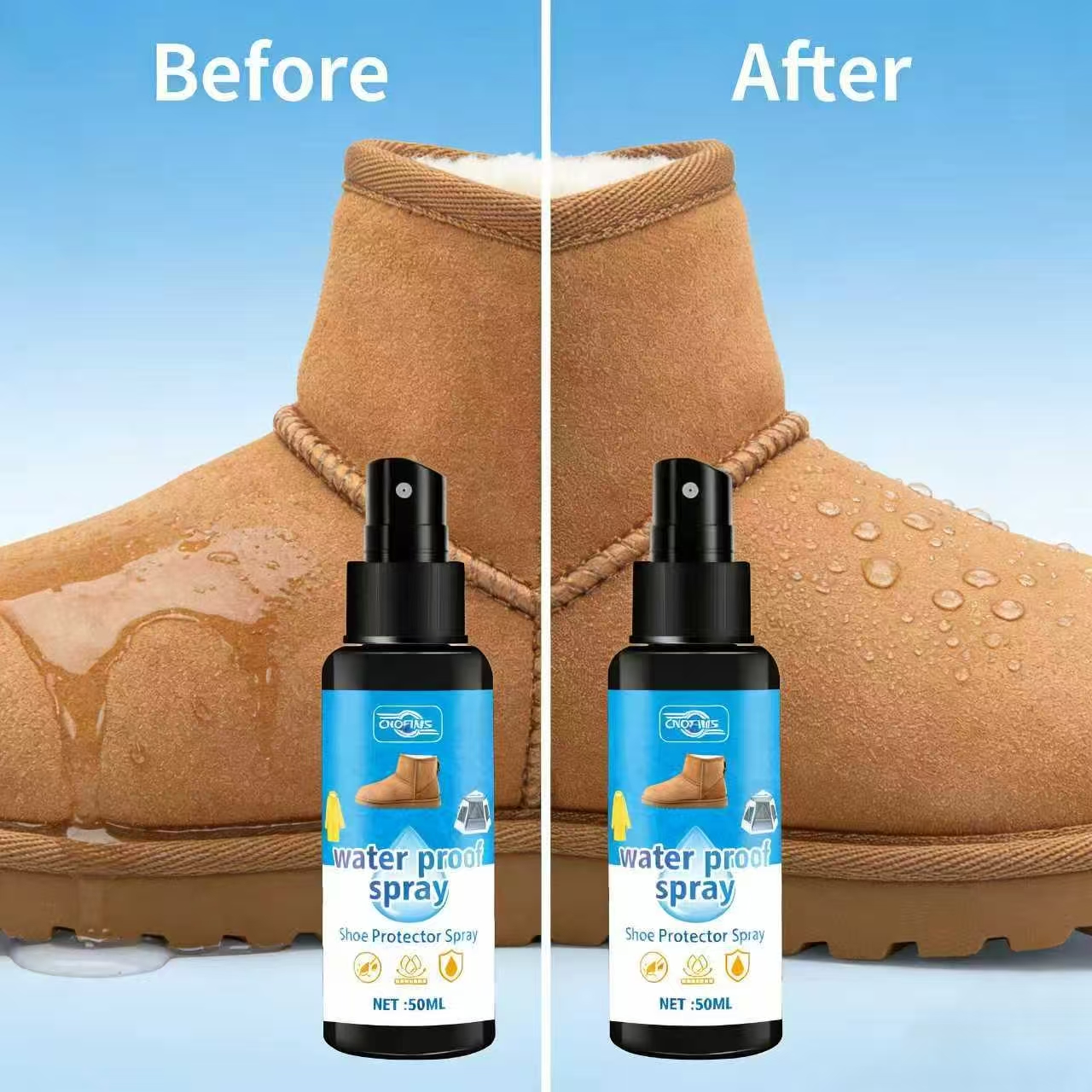 50ML Waterproof Shoe Protector - مراجعة Waterproof Spray Shoe وسعره