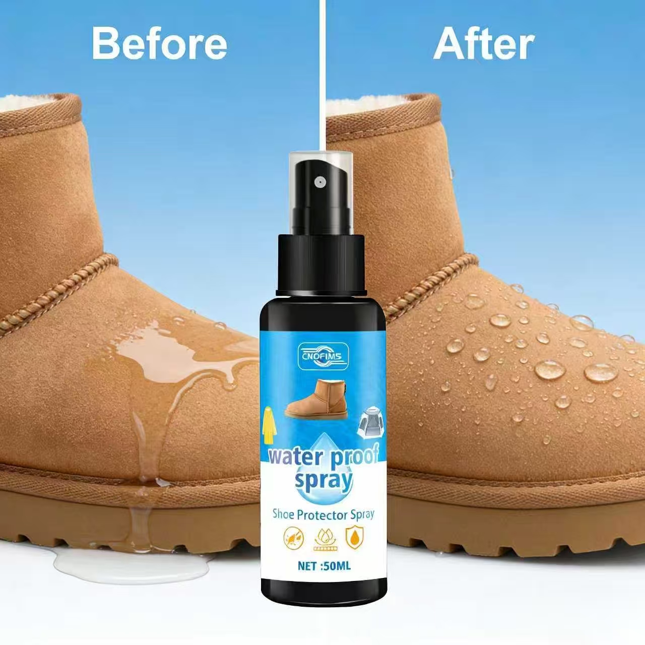 50ML Waterproof Shoe Protector - مراجعة Waterproof Spray Shoe وسعره