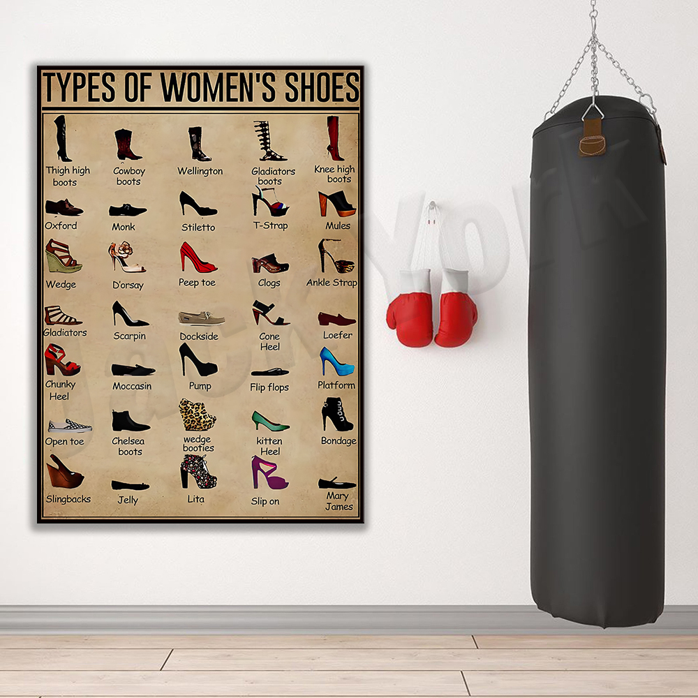 Women's Shoes Types Poster, Wo - مراجعة Waterproof Spray Shoe وسعره