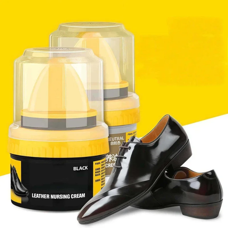 New with Brush Leather Care Po - مراجعة Shoe Polish Cream وسعره