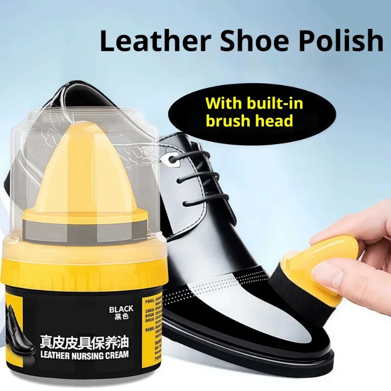 New with Brush Leather Care Po - مراجعة Shoe Polish Cream وسعره