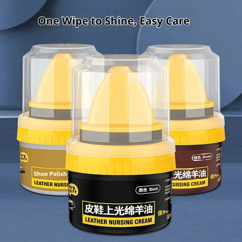 New with Brush Leather Care Po - مراجعة Shoe Polish Cream وسعره