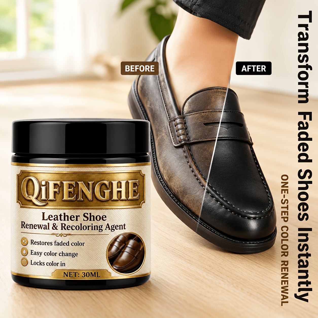 Leather Shoe Renewal Recolorin - مراجعة Shoe Polish Cream وسعره
