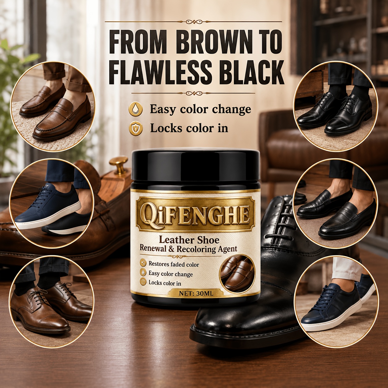 Leather Shoe Renewal Recolorin - مراجعة Shoe Polish Cream وسعره