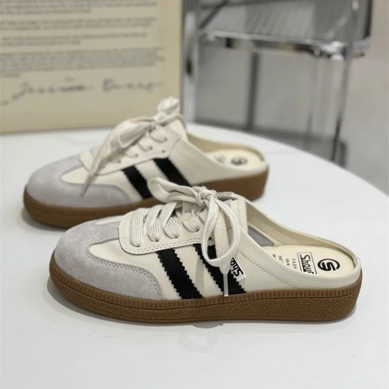 Women Mules Shoes Sports Round - مراجعة Sneaker Care Set وسعره