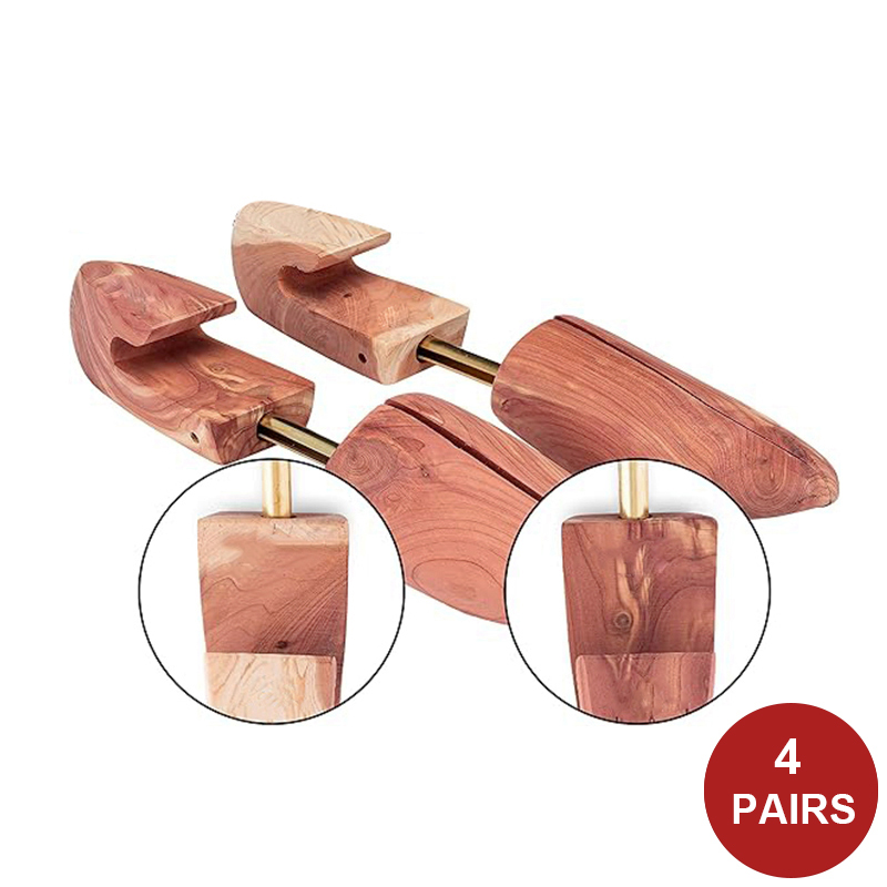 4-PACK Cedar Shoe Tree, Shoe T - مراجعة Shoe Tree Cedar وسعره