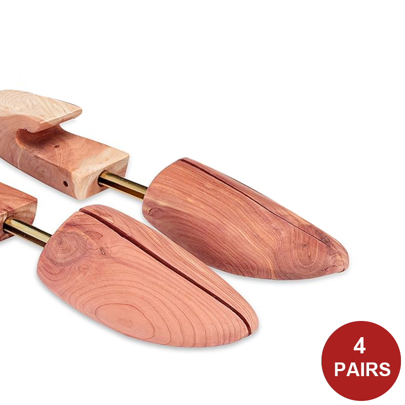 4-PACK Cedar Shoe Tree, Shoe T - مراجعة Shoe Tree Cedar وسعره