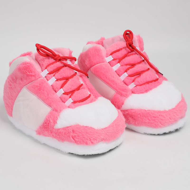 Warm Plush Sneaker Slippers, T - مراجعة Sneaker Care Set وسعره