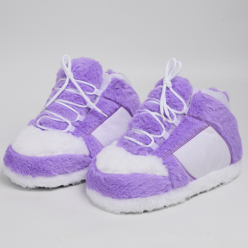 Warm Plush Sneaker Slippers, T - مراجعة Sneaker Care Set وسعره