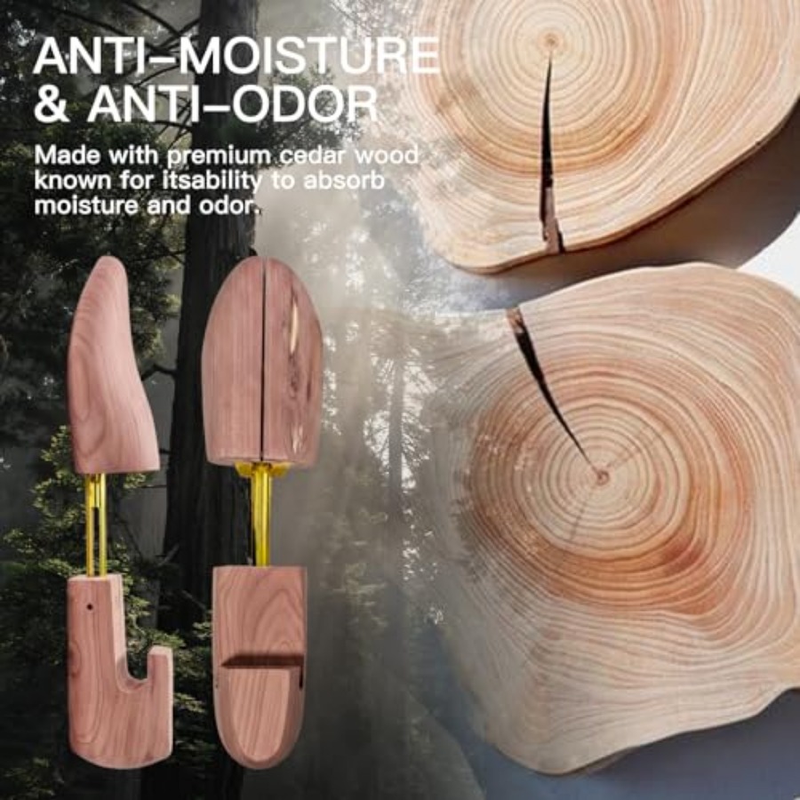 eachway Cedar Shoe Trees for M - مراجعة Shoe Tree Cedar وسعره